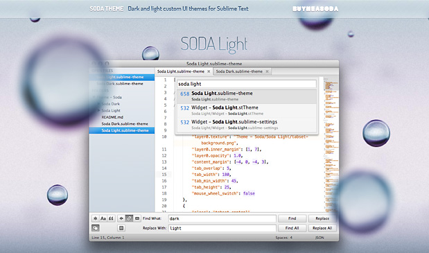 Soda Theme UI for Sublime Text