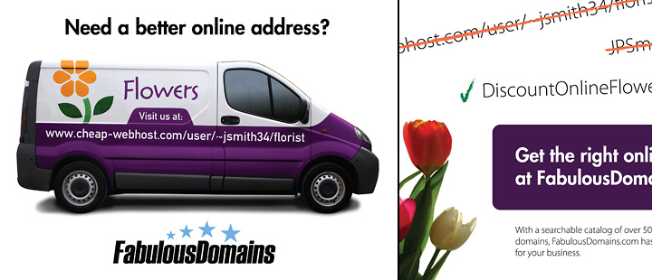 FabulousDomains.com - Advertising material