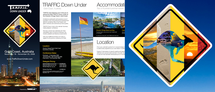 Traffic Down Under Conference - Advertising material